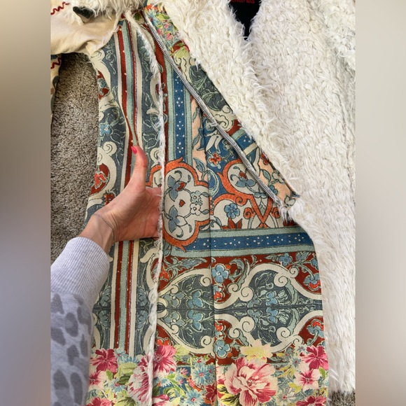 Johnny Was | Halmstad Embroidered Faux-Suede Coat - Picture 13 of 16